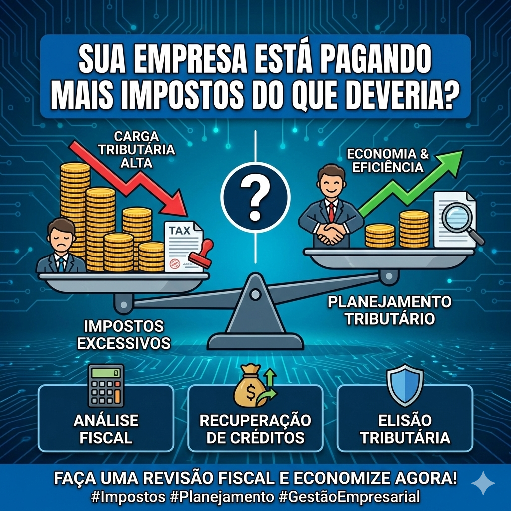 Planejamento Tributário Estratégico: Como Reduzir Riscos, Proteger o Caixa e Aumentar a Competitividade das Empresas Brasileiras