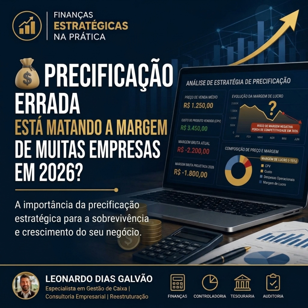 Precificação Estratégica: o erro silencioso que está matando a margem das empresas brasileiras em 2026