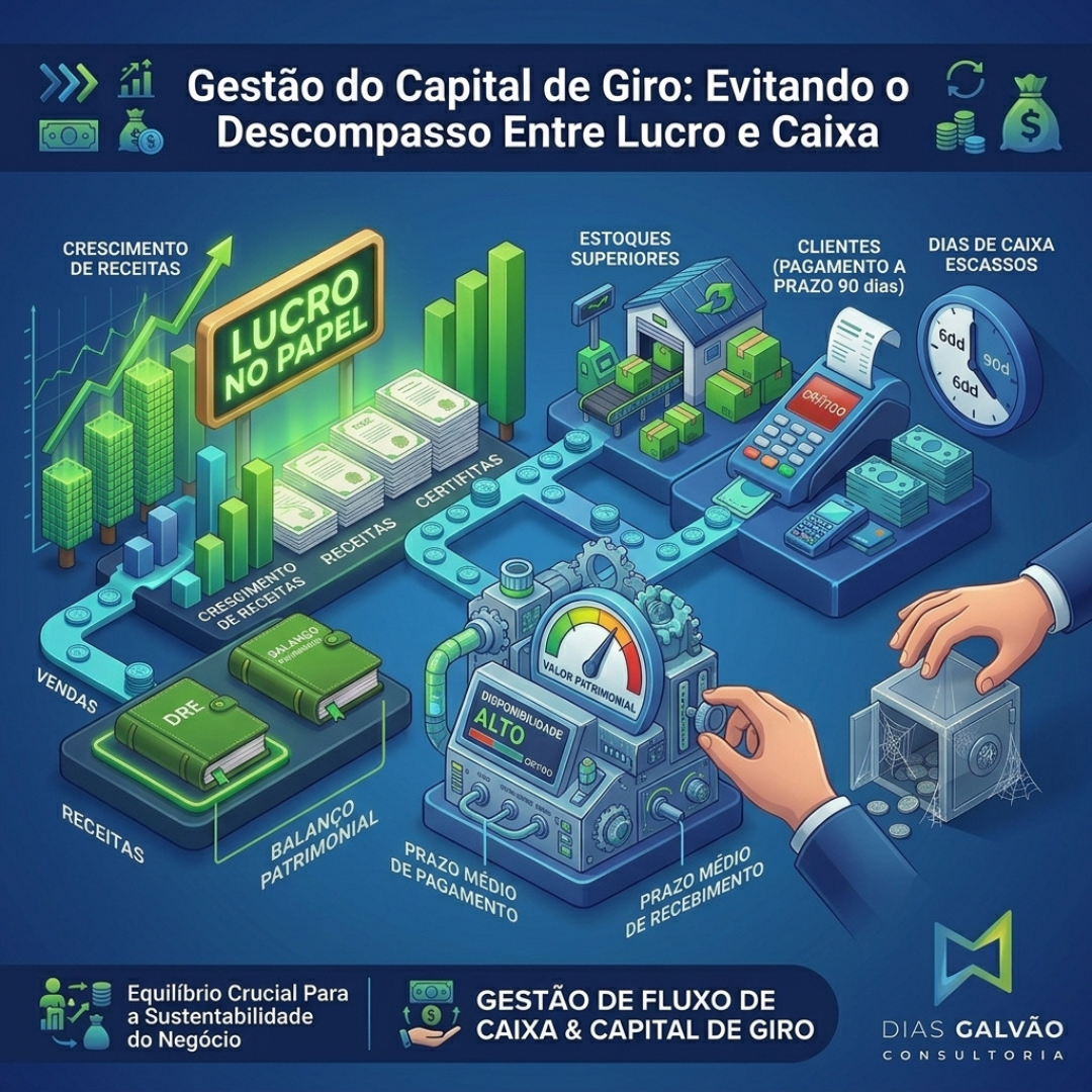 Capital de Giro: por que sua empresa pode ter lucro e mesmo assim ficar sem dinheiro