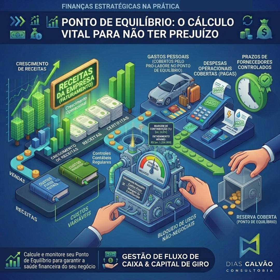 Ponto de Equilíbrio: o número que todo empresário precisa saber (e poucos calculam direito)