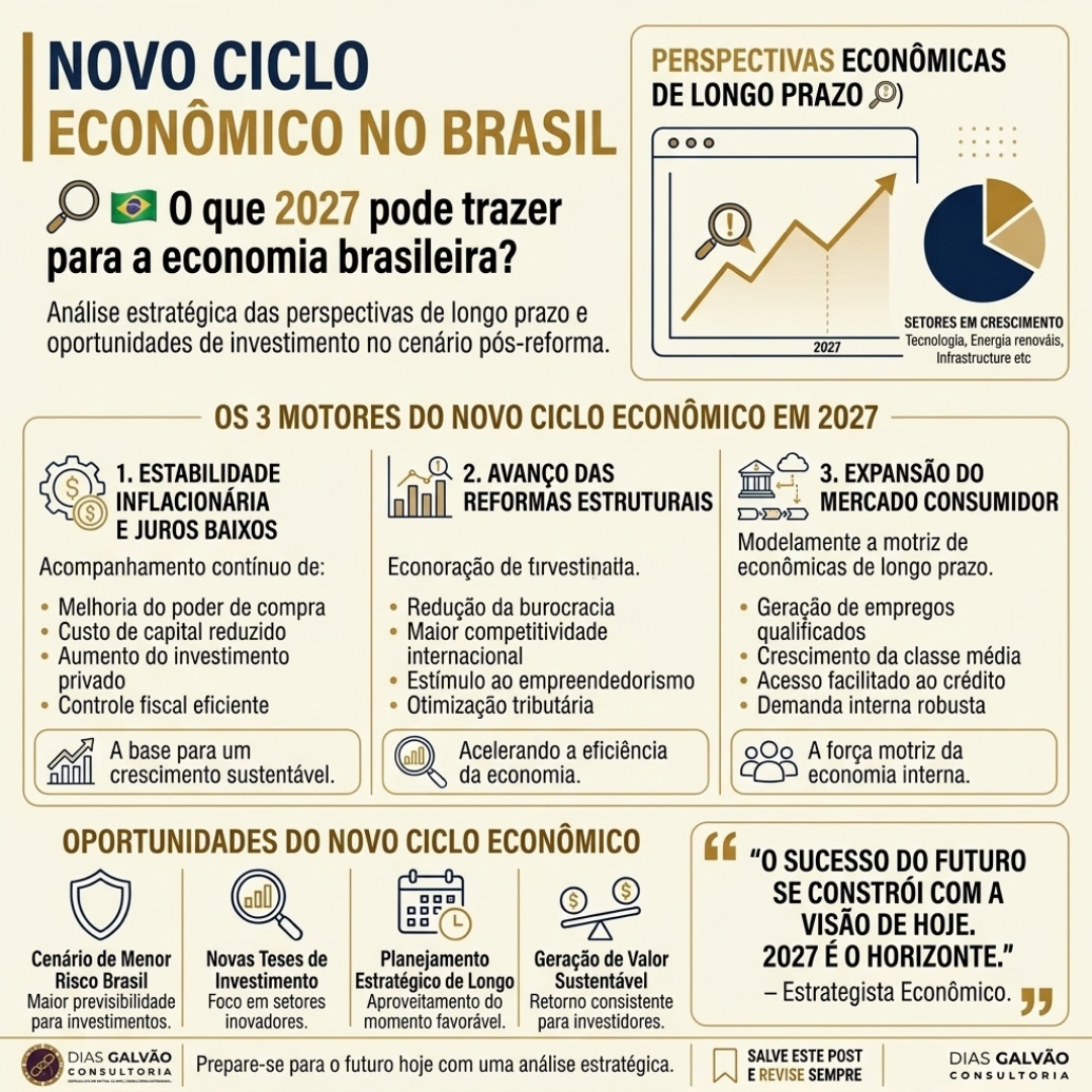 Cenário econômico 2027: o que a possível vitória de Flávio Bolsonaro e a maioria da direita no Congresso e no Senado podem significar para o Brasil e para as empresas
